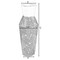 Uniquewise Trumpet Classic Style Straight Designed Table Vase for Entryway Dining or Living Room, Ceramic Black QI004037 - alternate 5